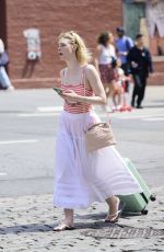 ELLE FANNING Out and About in New York 06/04/2024