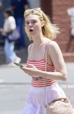 ELLE FANNING Out and About in New York 06/04/2024