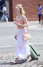 ELLE FANNING Out and About in New York 06/04/2024