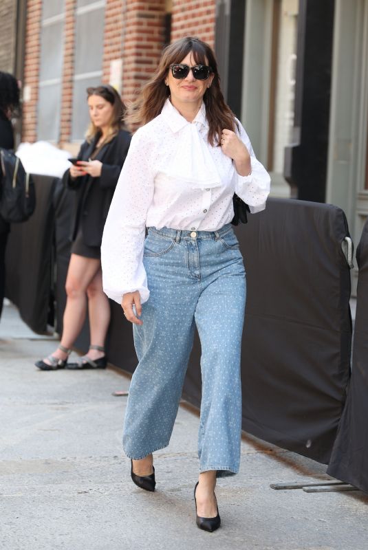 EMILY MORTIMER Arrives at Chanel Tribeca Festival Women