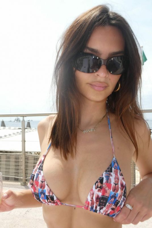 EMILY RATAJKOWSKI in Bikini in Monaco 05/27/2024