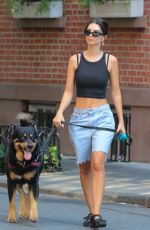 EMILY RATAJKOWSKI Out with Her Dog in New York 06/14/2024