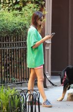 EMILY RATAJKOWSKI Walks Her Dog in New York 06/15/2024