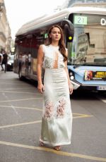 EMMA BROOKS Arrives at Viktor and Rolf Fashion Show in Paris 06/26/2024