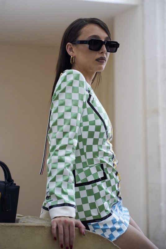 EMMA CHAMBERLAIN at Thom Browne Haute Couture Fall/Winter 2024-2025 Show in Paris 06/24/2024