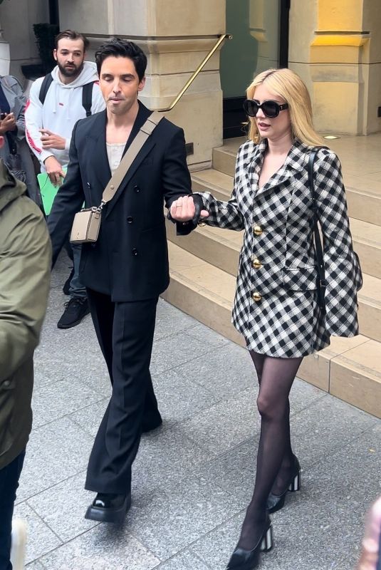 EMMA ROBERTS Leaves Her Hotel in Paris 06/20/2024