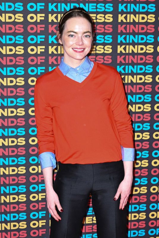 EMMA STONE at Kinds of Kindness Premiere in London 06/24/2024