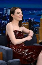 EMMA STONE at Tonight Show Starring Jimmy Fallon in New York 06/20/2024