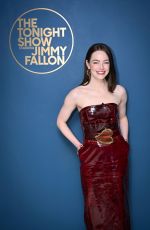 EMMA STONE at Tonight Show Starring Jimmy Fallon in New York 06/20/2024