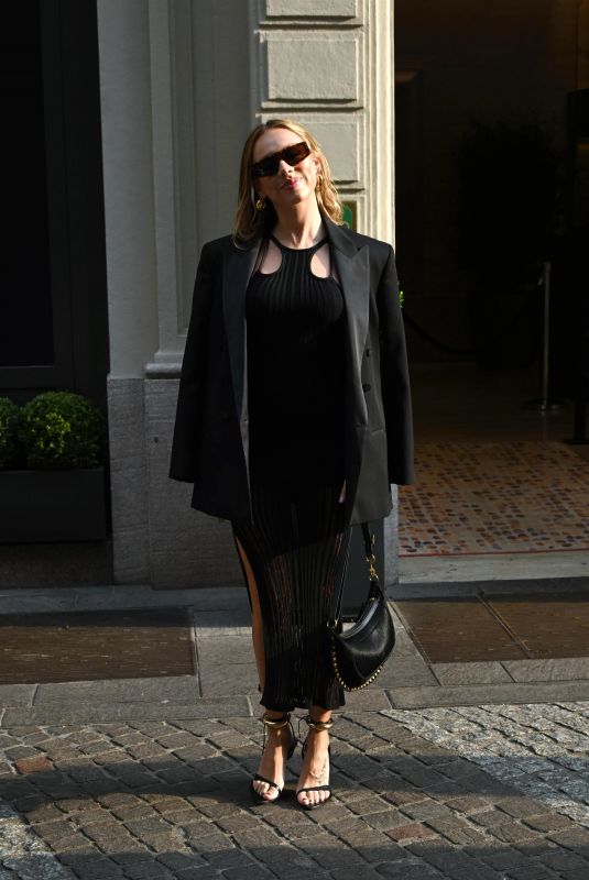 ESTER EXPOSITO Leaves Her Hotel in Milan 05/30/2024