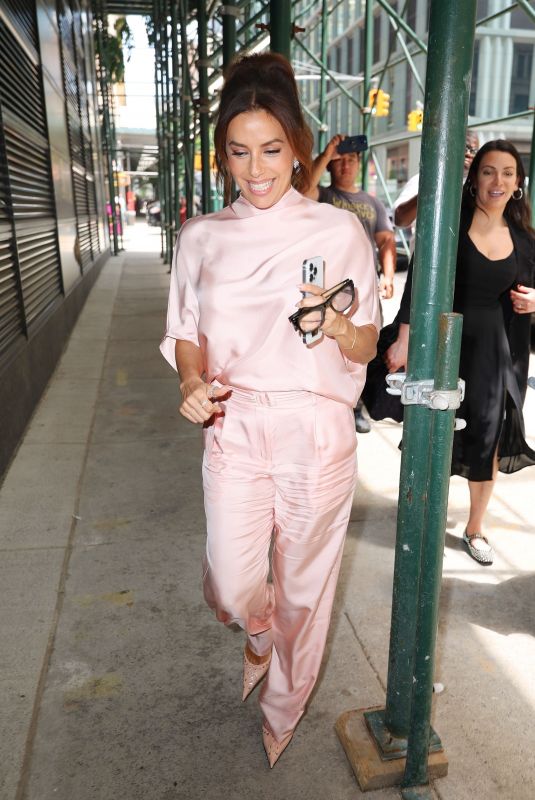 EVA LONGORIA Arrives at Watch What Happens Live in New York 06/20/2024