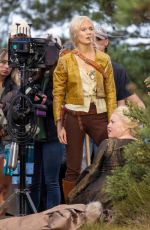 FREYA ALLAN on the Set of The Witcher, June 2024