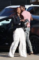 GARCELLLE BEAUVAIS Arrives at Dinner Date at Soho House in Malibu 06/10/2024