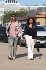 GARCELLLE BEAUVAIS Arrives at Dinner Date at Soho House in Malibu 06/10/2024