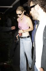 GIGI HADID Arrives at Ferdi Restaurant in Paris 06/23/2024