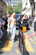 GIGI HADID Arrives at Vogue Event in Paris 06/23/2024