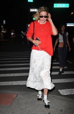 GIGI HADID Out for Dinner at Love Mama in New York 05/30/2024