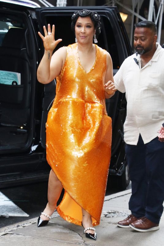 GOLDA ROUSHEVEL Arrives at Good Morning America in New York 06/06/2024