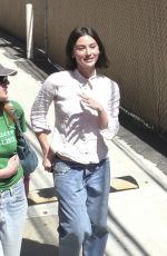 GRACIE ABRAMS Arrives at Jimmy Kimmel Live in Hollywood 06/20/2024