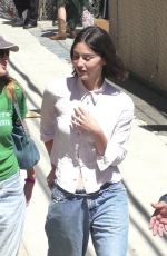 GRACIE ABRAMS Arrives at Jimmy Kimmel Live in Hollywood 06/20/2024