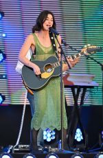GRACIE ABRAMS Performs Onstage at Jimmy Kimmel Live! in Hollywood 06/20/2024