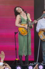 GRACIE ABRAMS Performs Onstage at Jimmy Kimmel Live! in Hollywood 06/20/2024