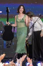 GRACIE ABRAMS Performs Onstage at Jimmy Kimmel Live! in Hollywood 06/20/2024