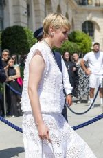 GRETA GERWIG and DAWN LANDES Leaves Their Hotel in Paris 06/25/2024