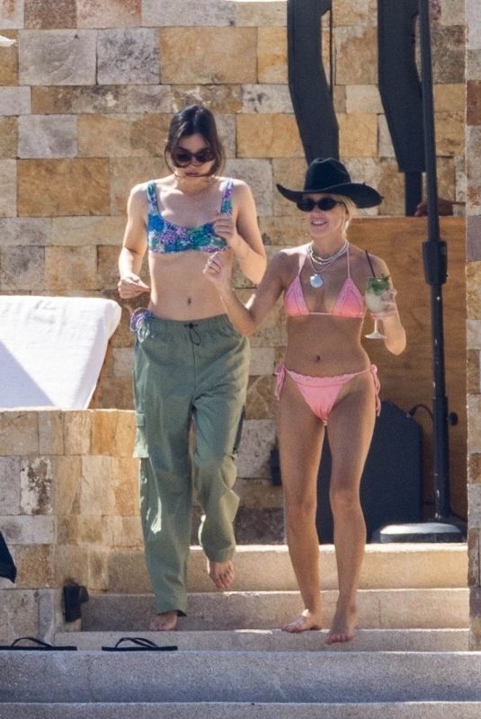 HAILEE STEINFELD in Bikinit Top with a Friend in Mexico 06/21/2024