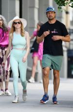HEATHER GRAHAM and John de Neufville Out for Lunch at il Buco in New York 05/31/2024