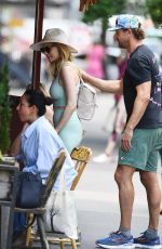 HEATHER GRAHAM and John de Neufville Out for Lunch at il Buco in New York 05/31/2024