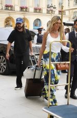HEIDI KLUM and Tom Kaulitz Arrives at Their Hotel in Paris 06/27/2024