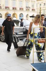 HEIDI KLUM and Tom Kaulitz Arrives at Their Hotel in Paris 06/27/2024
