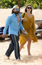 HEIDI KLUM in Bikini at a Beach in Sardinia 06/19/2024
