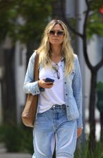 HEIDI KLUM in Double Denim Out in Beverly Hills 06/05/2024
