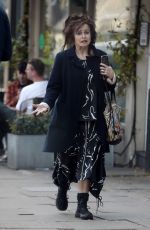 HELENA BONHAM CARTER Out in Hampstead, London 06/03/2024