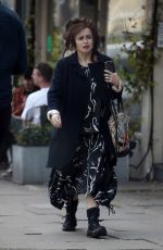 HELENA BONHAM CARTER Out in Hampstead, London 06/03/2024