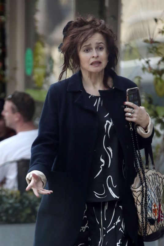 HELENA BONHAM CARTER Out in Hampstead, London 06/03/2024