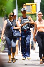 HELENA CHRISTENSEN Out and About in New York 06/26/2024