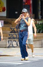 HELENA CHRISTENSEN Out and About in New York 06/26/2024