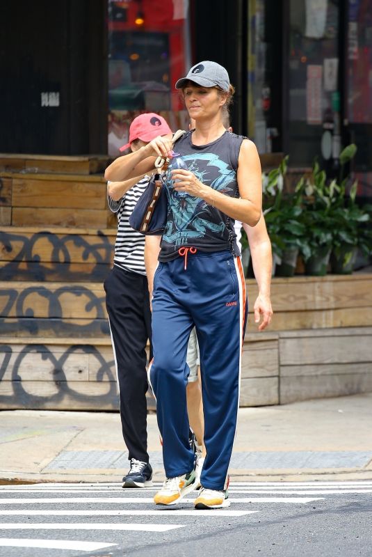 HELENA CHRISTENSEN Out and About in New York 06/26/2024