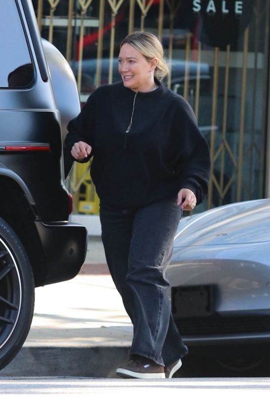 HILARY DUFF Out and About in Los Angeles 06/25/2024