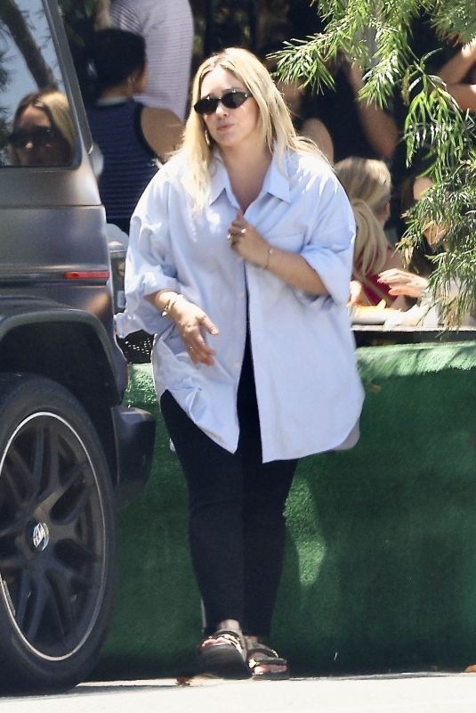 HILARY DUFF Out for Lunch in Studio City 06/21/2024