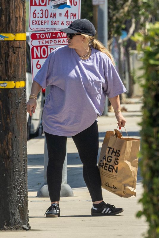 HILARY DUFF Out Shopping in Los Angeles 06/11/2024