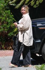 HILARY DUFF Visiting a Friend in Toluca Lake 06/27/2024