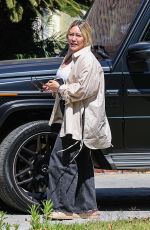 HILARY DUFF Visiting a Friend in Toluca Lake 06/27/2024