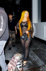 ICE SPICE Arrives at Alexander Wang Runway Show in New York 06/05/2024