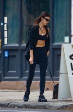 IRINA SHAYK Arrives for a Workout in New York 06/05/2024