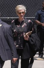 JANE LYNCH Arrives at Jimmy Kimmel Live in Hollywood 06/25/2024