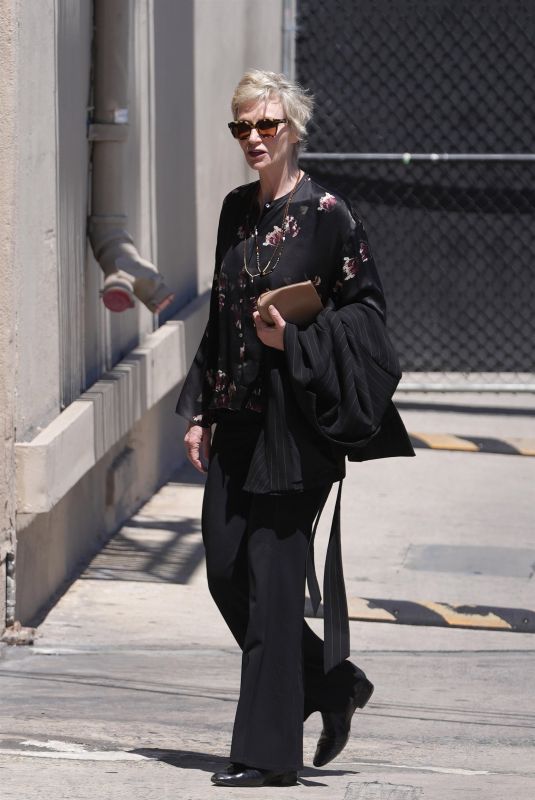 JANE LYNCH Arrives at Jimmy Kimmel Live in Hollywood 06/25/2024